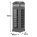 Drinks Cabinet - Iconic BT Telephone Box Style Bar in Pillar Box Red - Mini