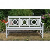 Teak Garden Bench - Blenheim in Pavilion Grey